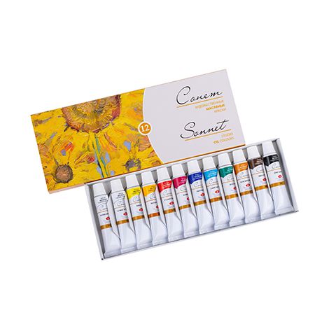 Farby olejne Sonnet, 12 kolorów x 10ml - 3